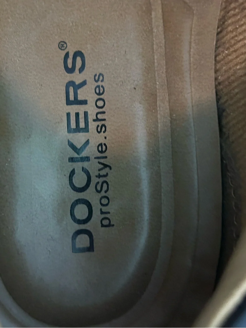 Dockers Black Leather Lace-Up Casual Loafers with Contrast Stitching